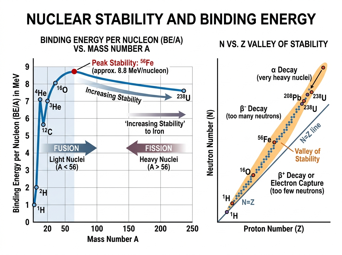 Fig 13.4 — Educational Diagram: Nuclear Stability