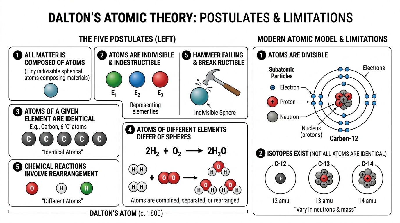 Fig 1.3 — Educational Diagram: Dalton