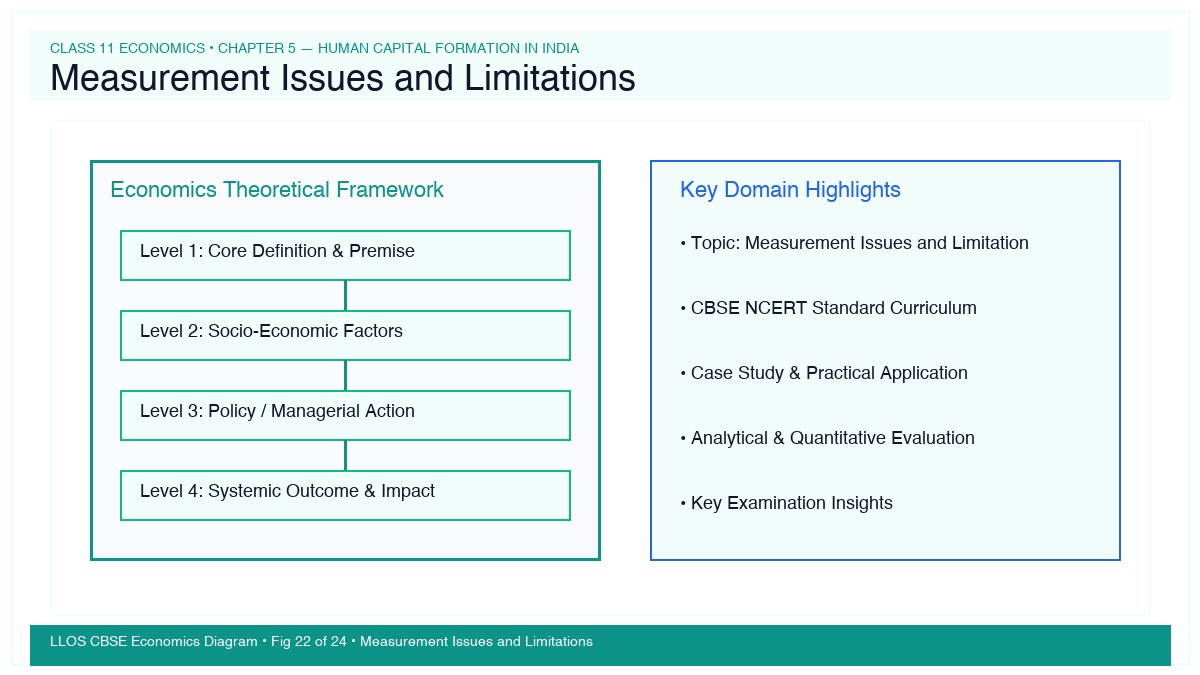 Fig 22 — Educational Diagram: Measurement Issues and Limitations