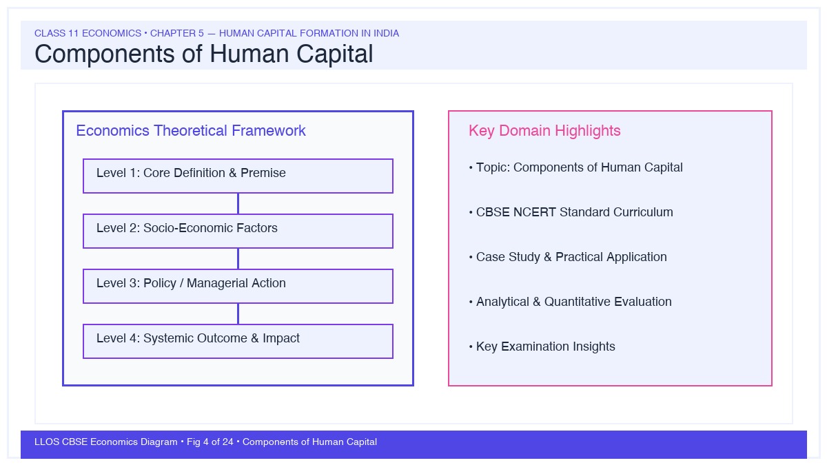 Fig 4 — Educational Diagram: Components of Human Capital
