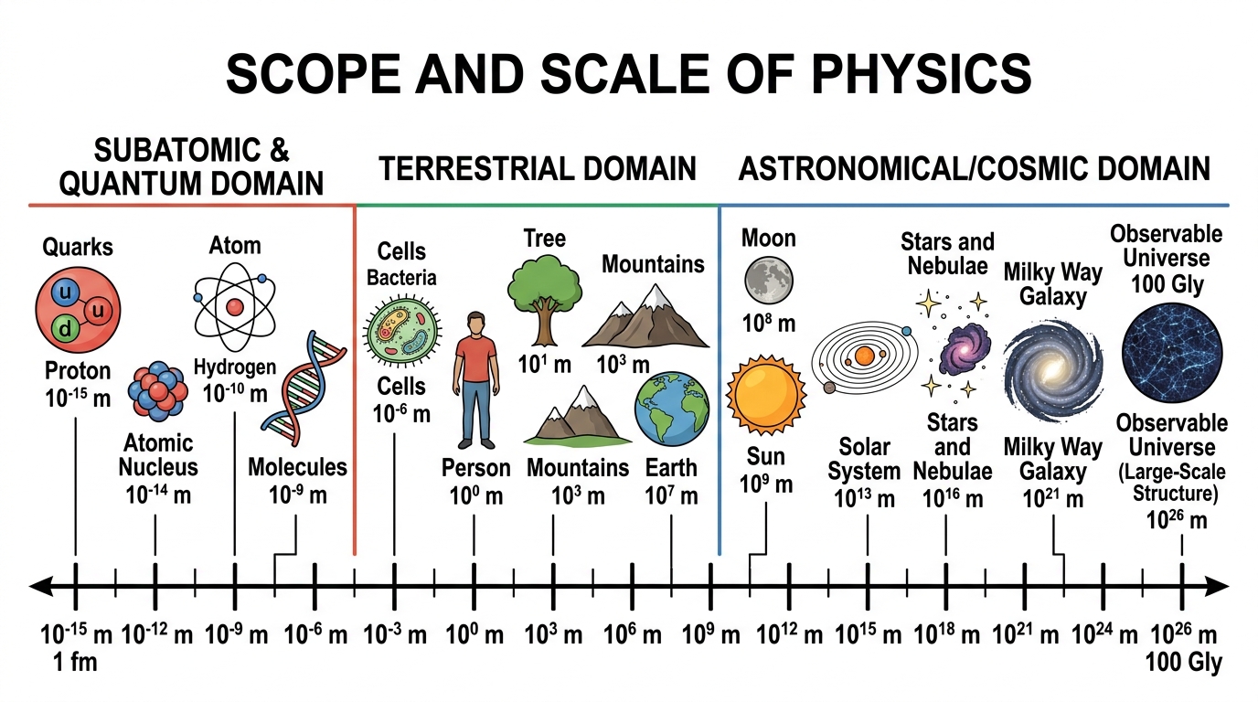 Fig 2 — Educational Diagram: Scope and Excitement of Physics