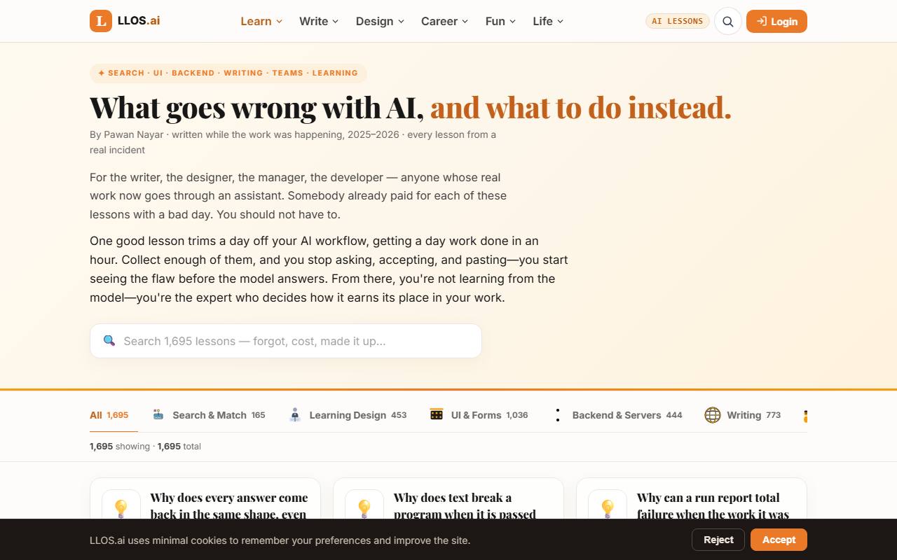1,700 lessons, published