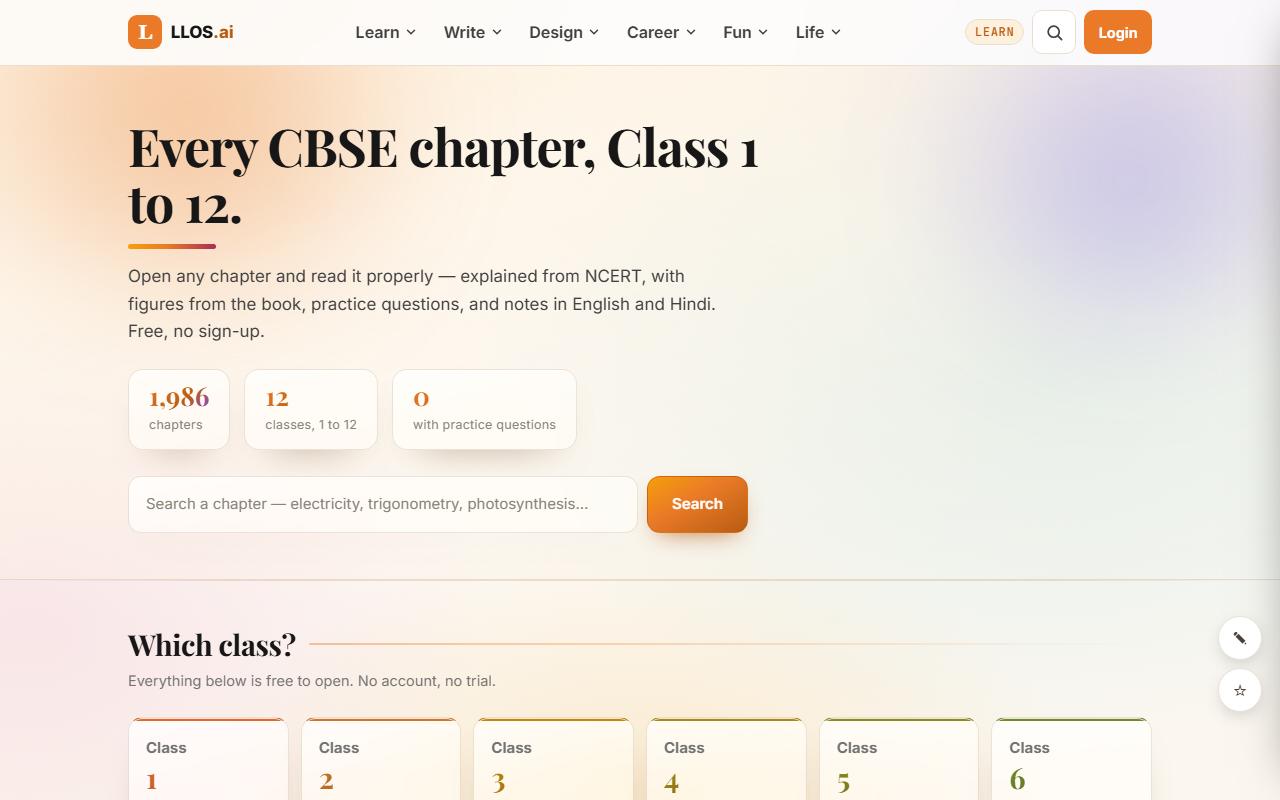 The chapter a child actually has tomorrow